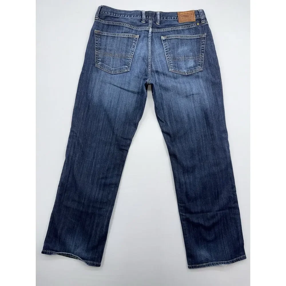 Lucky Brand 361 Vintage Straight Jeans Men's 33x30 Medium Dark Wash Baggy Y2K